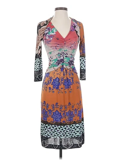 Pre-owned Etro Casual Dress In Orange