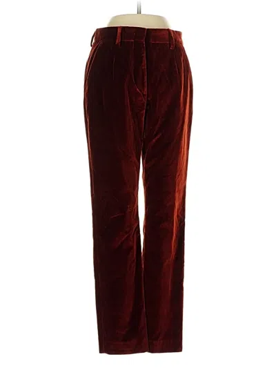 Pre-owned Etro Casual Pants In Burgundy