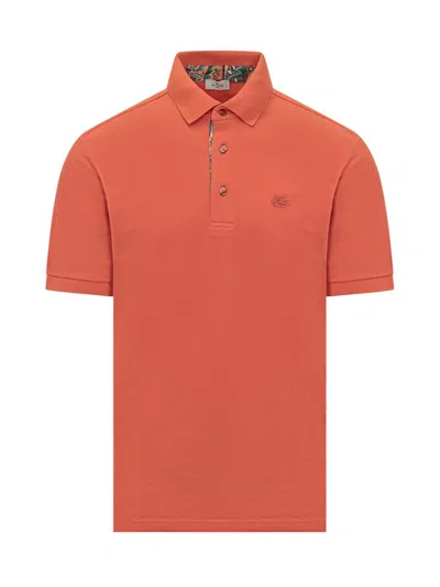 Etro Casual Short-sleeve Polo In Multi