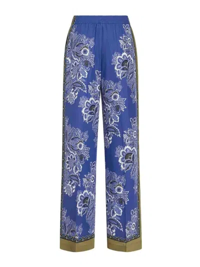 Etro Casual Trousers In Blue