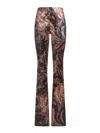 Shop Etro Casual Trousers In Grey