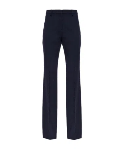 Etro Casual Trousers With Belt Loops In Blue