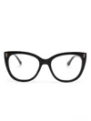 Etro Cat-eye Frame Glasses In Black
