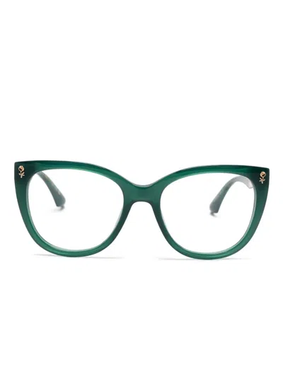 Etro Cat-eye Frame Glasses In Green