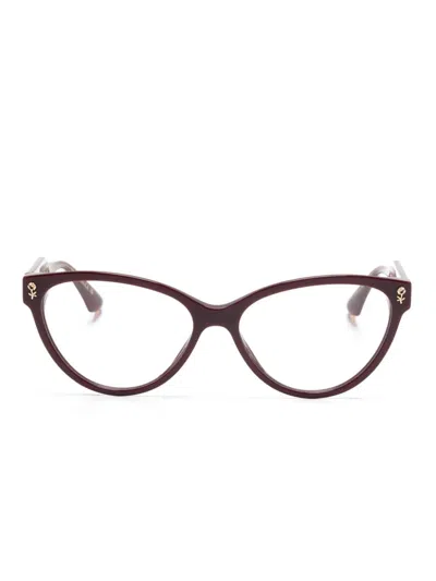 Etro Cat-eye Frame Glasses In Burgundy