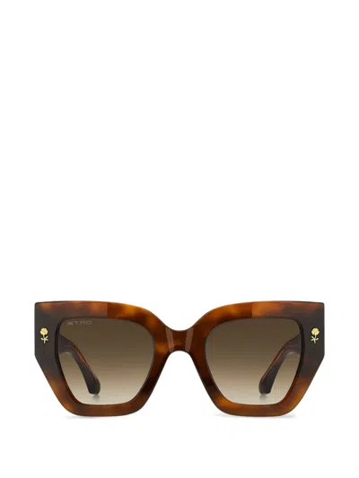 Etro Cat-eye Sunglasses In Brown