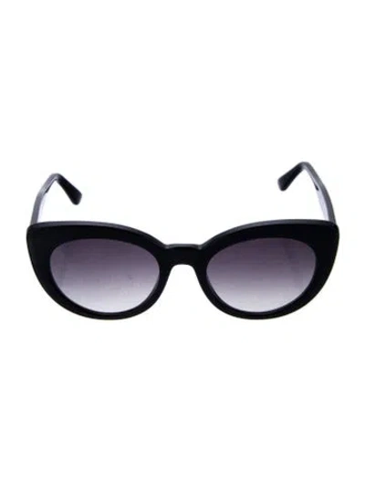 Pre-owned Etro Cat-eye Gradient Sunglasses In Black