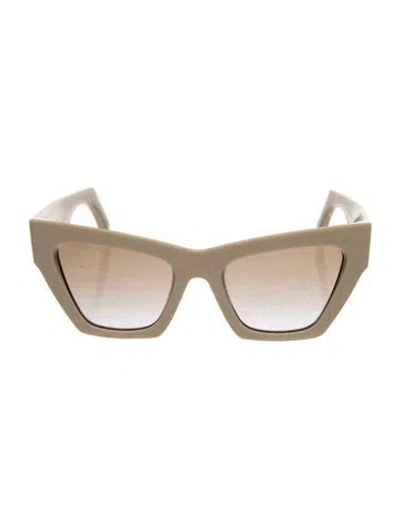 Pre-owned Etro Cat-eye Gradient Sunglasses In Neutrals