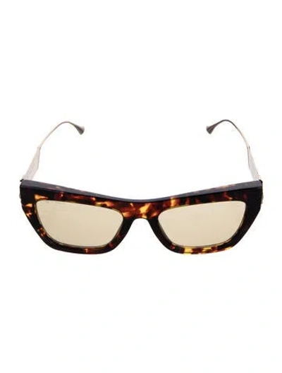 Pre-owned Etro Cat-eye Tinted Sunglasses In Brown