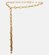 Etro Adjustable Chain Link Belt With Gold Finish In Gold