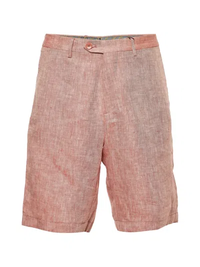 Pre-owned Etro Chambray Tailored Shorts In Pink