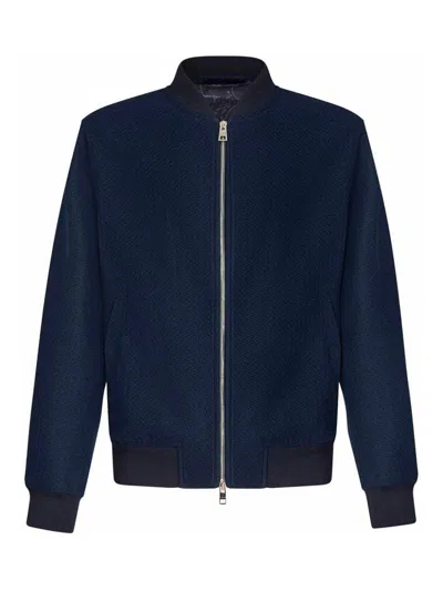 Etro Bomber In Navy Blue