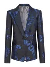 Etro Foral Single-breasted Blazer In Multi