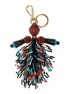 Etro Charm With Man And Fringing In Multi