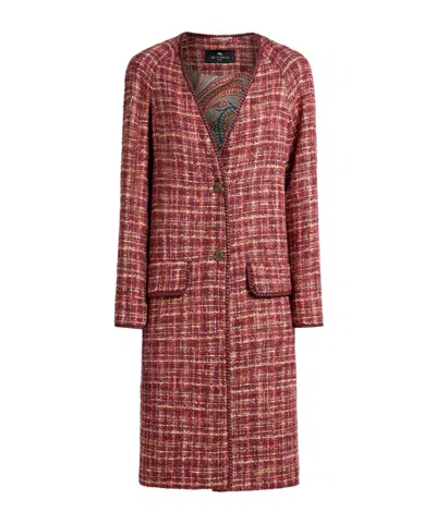 ETRO CHECK COAT