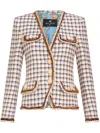 Etro Tweed Jacket In White