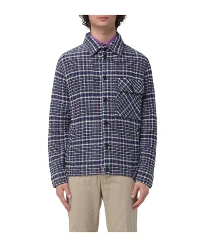 Etro Check Pocket Jackets In Black