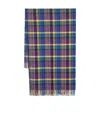 Etro Woman Scarf Purple Size - Virgin Wool In Multicolor