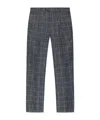 Etro Checked Casual Pants In Black