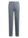Etro Checked Tailored Trousers In Blue