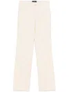 Etro Slub Linen-blend Trousers In Neutral