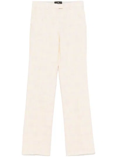 ETRO ETRO CHECKED TROUSERS