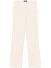 Etro Slub Linen-blend Trousers In Yellow