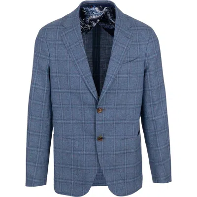 ETRO CHECKERED SINGLE-BREASTED SUIT