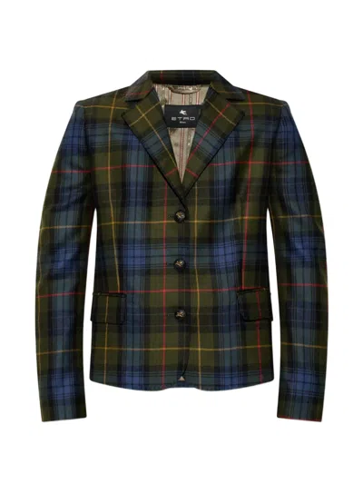 ETRO CHECK-PATTERN BLAZER