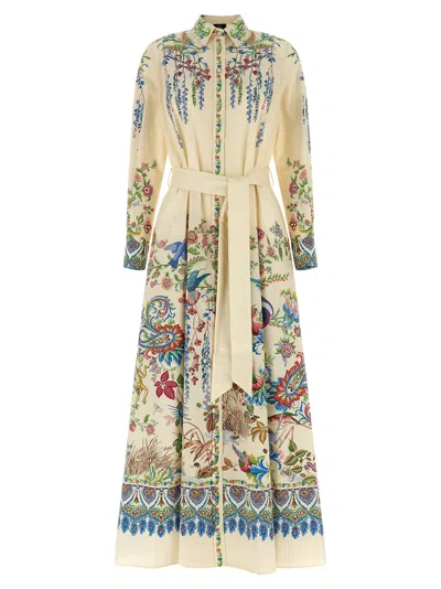 Etro Chemisier Dress In Neutral