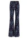 Etro Women Chenille Pants In Blue