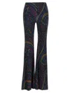 Etro Women Chenille Pants In Black
