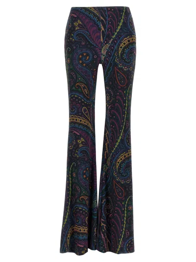 Etro Chenille Pants Multicolor