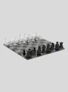 Etro Chess And Draughts With Branded Pieces In Schwarz