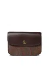 Etro Small Essential Crossbody Bag In Brown