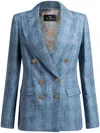 Etro Jacket In Blue