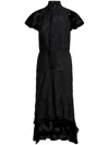 Etro Chiffon Midi Dress In 黑色
