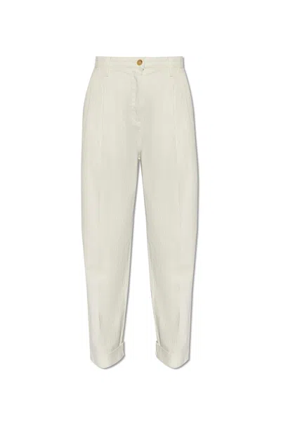 Etro Chino Trousers In Bianco
