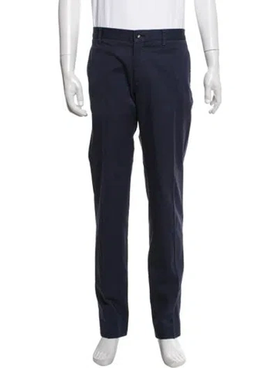 Pre-owned Etro Chinos In Blue