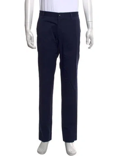 Pre-owned Etro Chinos In Blue