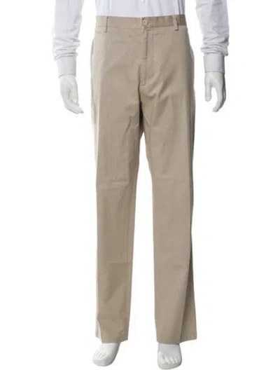 Pre-owned Etro Chinos In Neutral