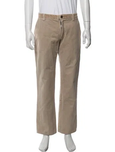 Pre-owned Etro Chinos In Neutrals