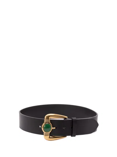 Etro `chiusura Orologio` Belt In Black