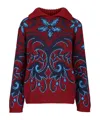 Etro Chunky Knitwer With Shawl Collar Knitwear Multicolor