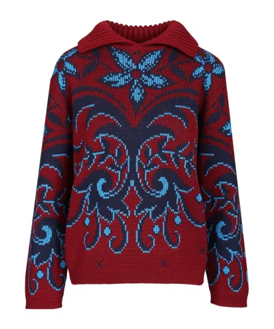 Etro Chunky Knitwer With Shawl Collar Knitwear
