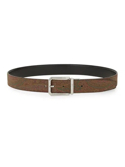 ETRO ETRO BELT WITH "PAISLEY" PATTERN
