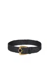 Etro Belt Raffia In Black