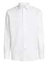 Etro Paisley-jacquard Long-sleeved Shirt In White