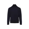 Etro Pegaso-embroidered High-neck Sweater In Black