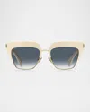 Etro Club Acetate & Metal Square Sunglasses